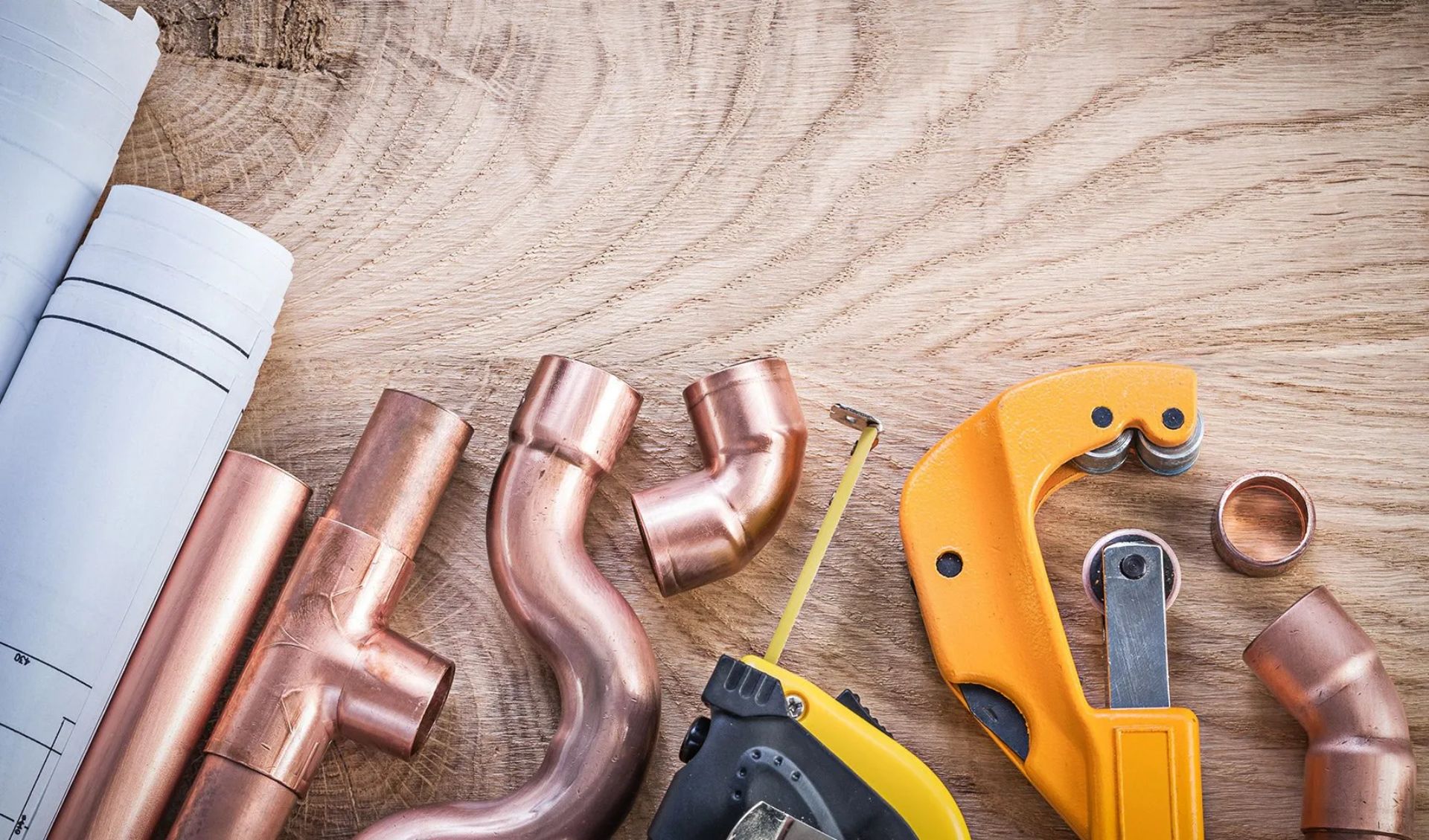 Residential plumbing repair work completed by R&R Service